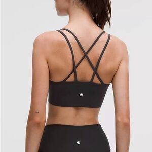 lululemon athletica Charcoal Strappy Sports Bra